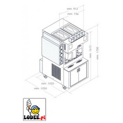 Carpigiani Coss 3840 - automat do lodów i shake'ów