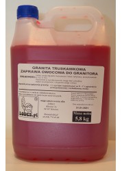 Granita syrup - strawberry flavor