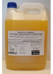 Granita syrup - pineapple flavor